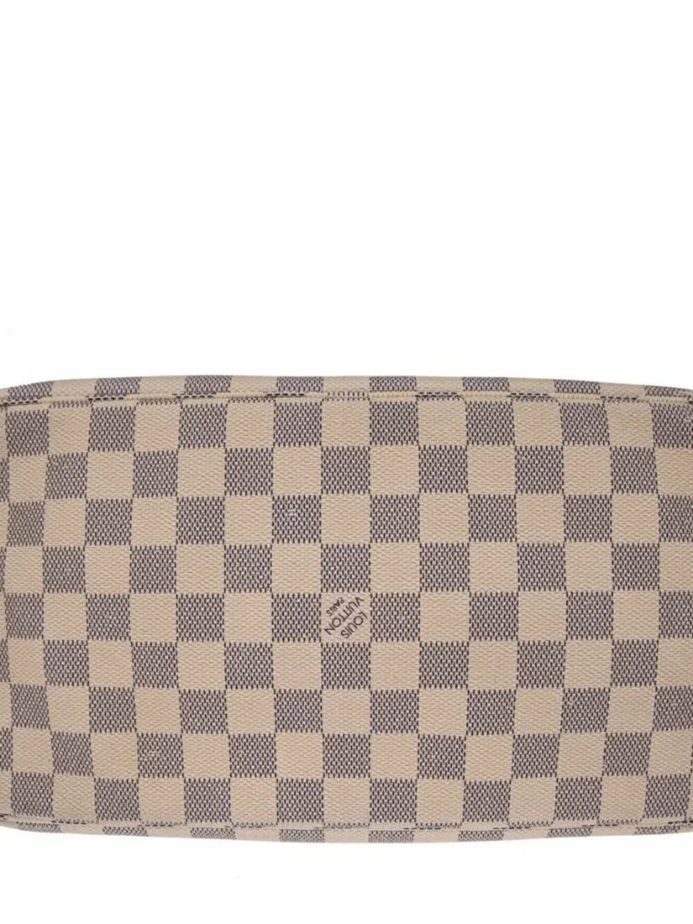 Best01 Louis Vuitton Azur Neverfull MM Shoulder Bag